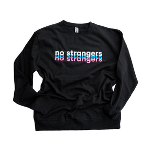 black crew sweatshirt