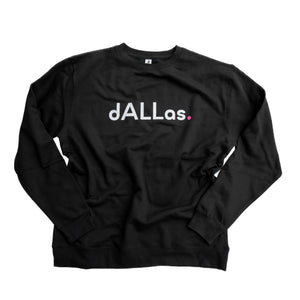 black crew sweatshirt