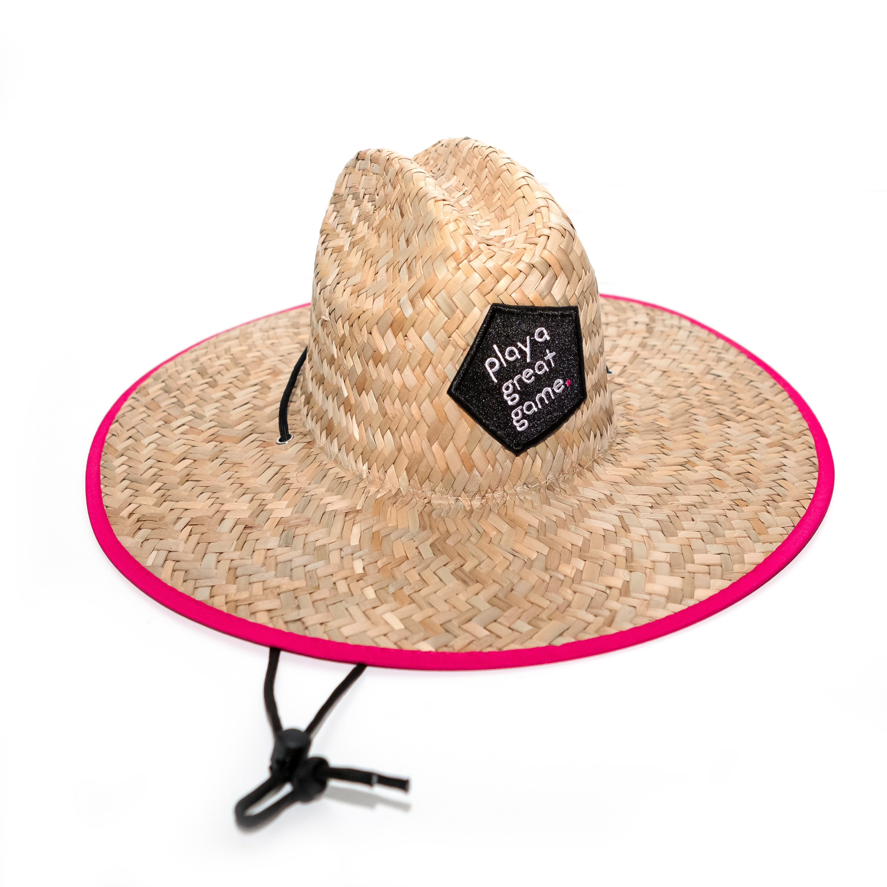 #playagreatgame straw hat