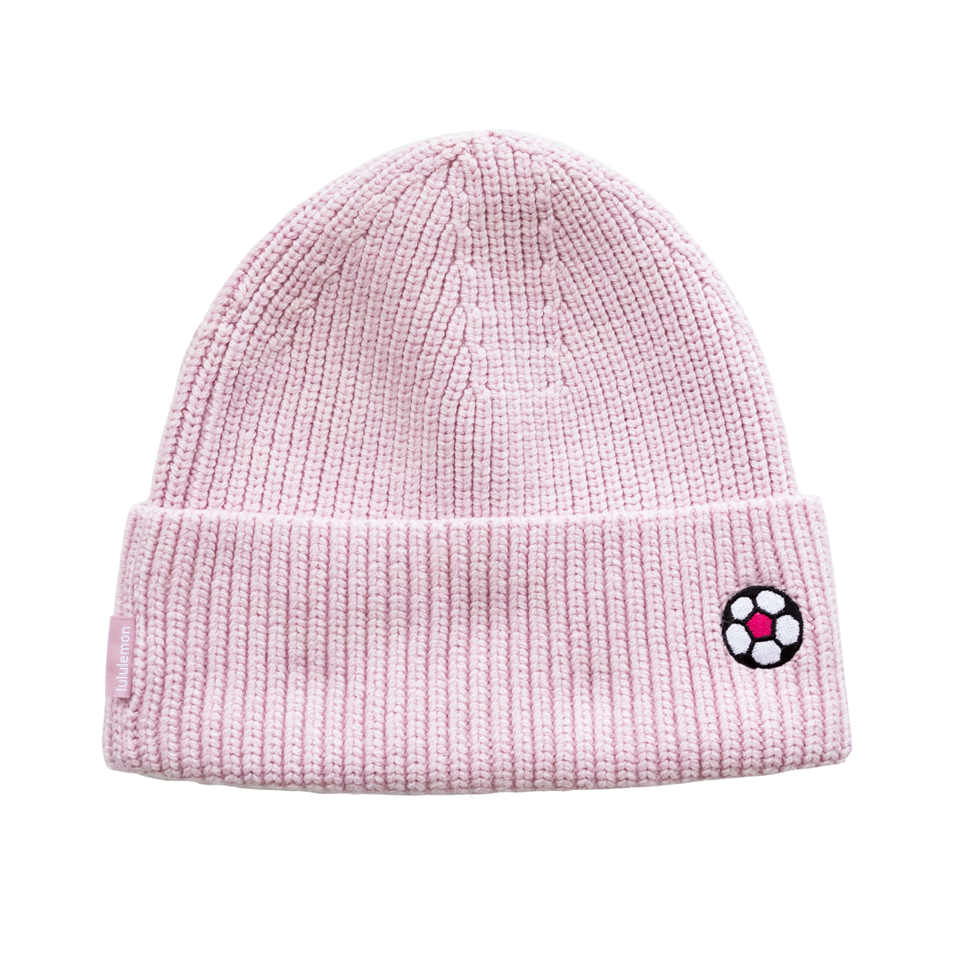 cotton-blend ribbed beanie