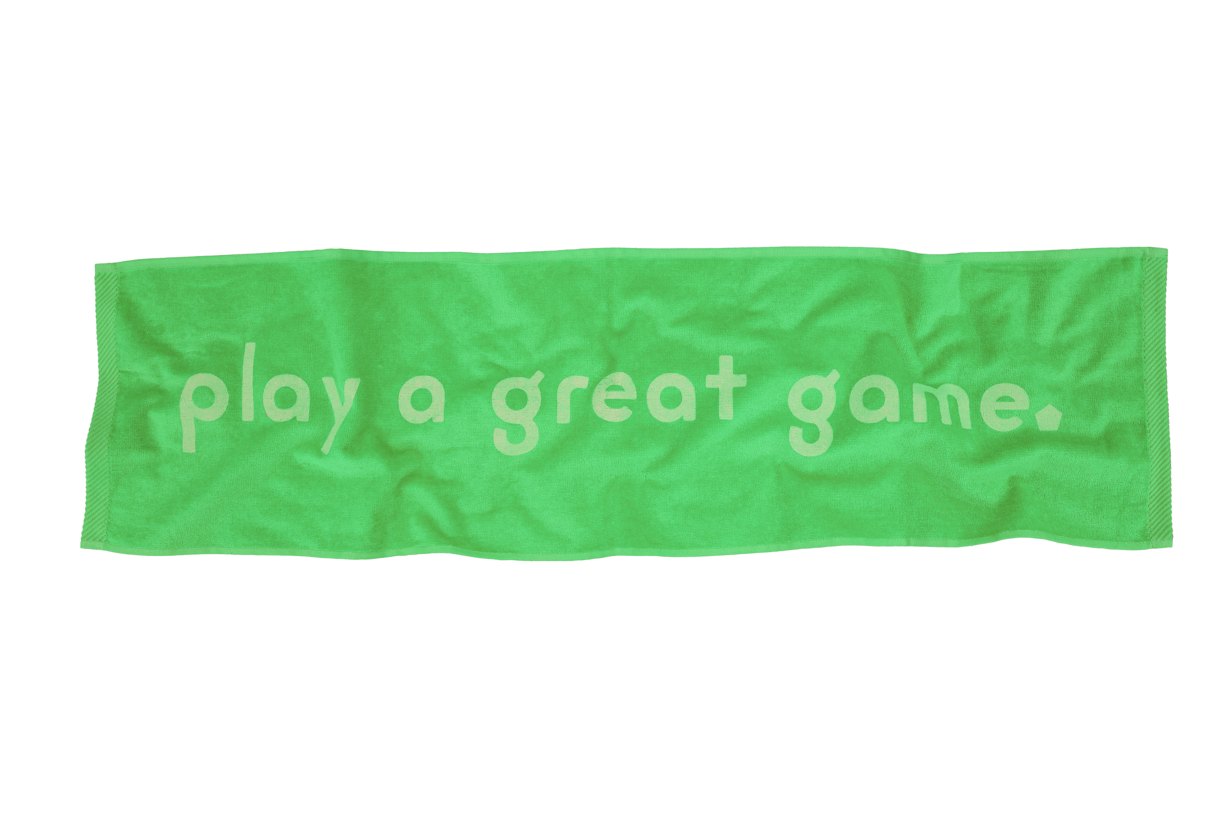 play a great game towel