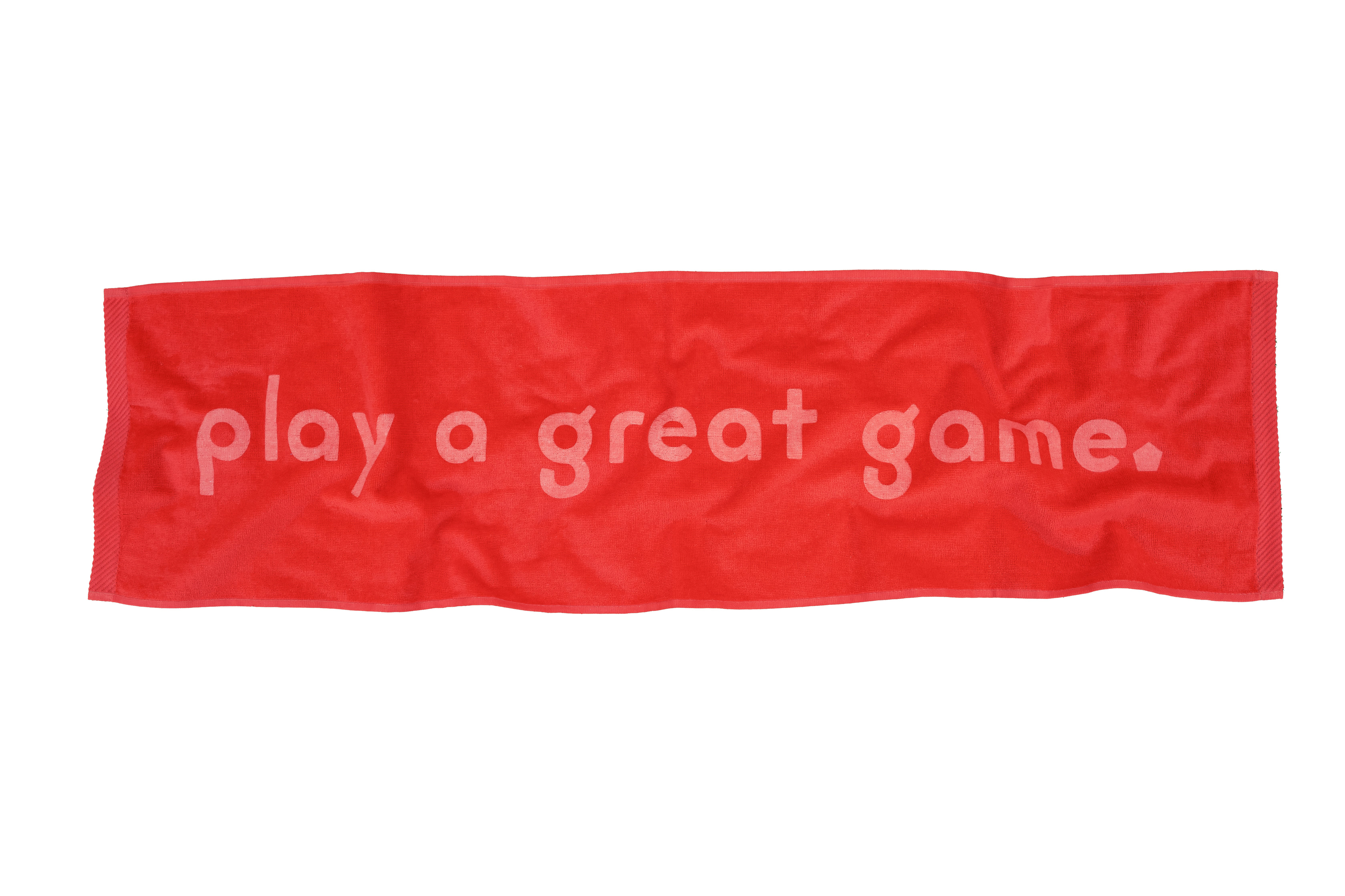 play a great game towel